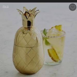 Gold Pineapple Cocktail Shaker